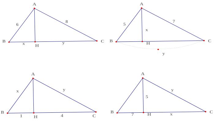 Tính tổng phỏng lâu năm nhì cạnh vuông góc của tam giác vuông lúc biết chiều lâu năm của lối vuông góc cho tới đỉnh vuông góc.
