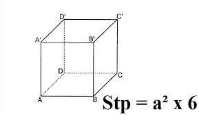 Công thức tính diện tích S xung xung quanh của hình lập phương là gì?
