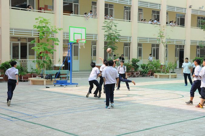  Sân chơi nơi các học sinh cùng vui chơi sau những giờ học