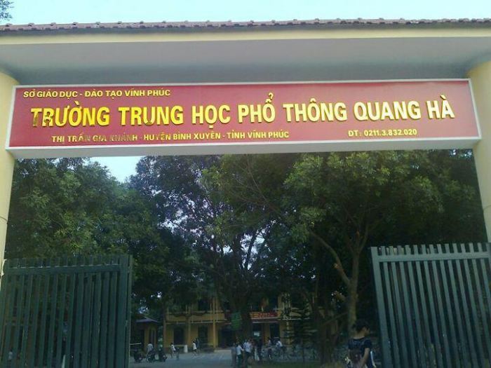 đánh giá Trường THPT Quang Hà có tốt không