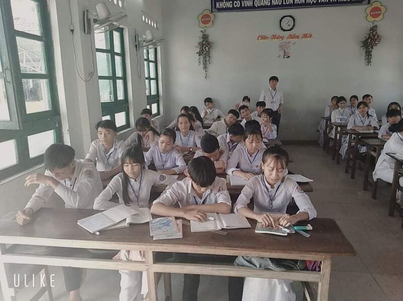 Một trong số tiết học của thầy trò trường THPT Nguyễn Thị Minh Khai- Phú Yên